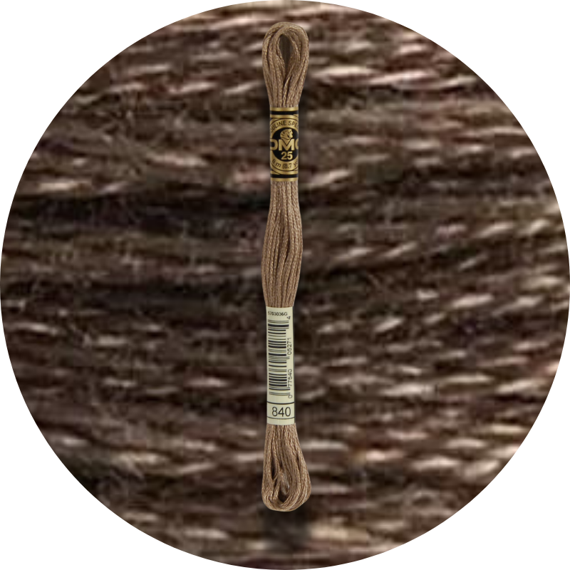 Mouliné Spécial 25 Neutraali 0840