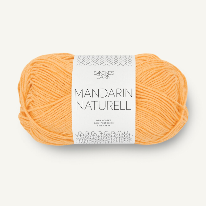 Sandnes Mandarin Naturell 2206 Keltainen