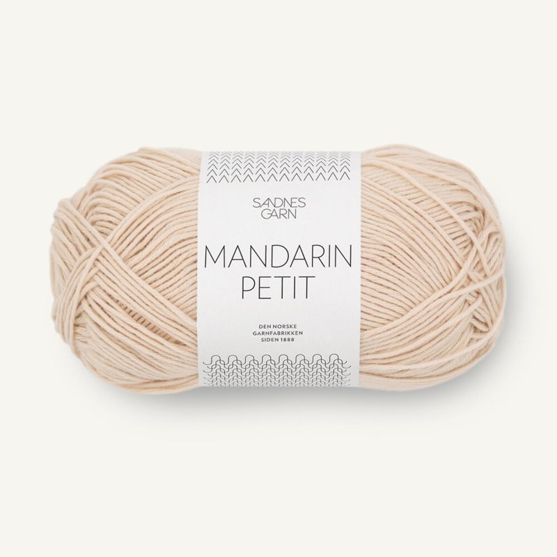 Sandnes Mandarin Petit 3011 Mantelinvalkoinen
