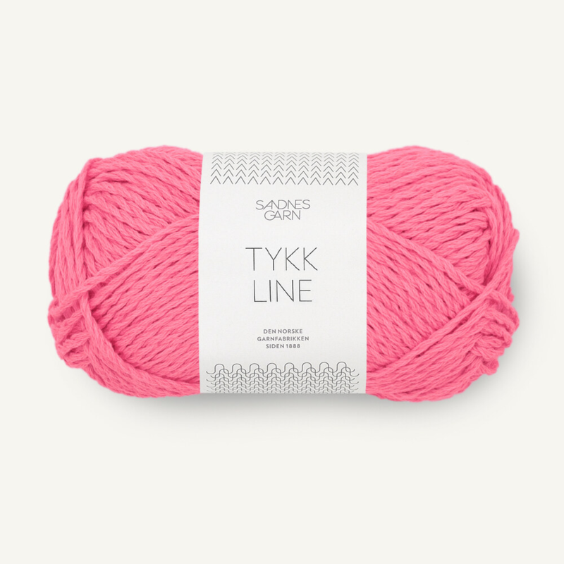 Sandnes Tykk Line 4315 Bubblegum Pinkki