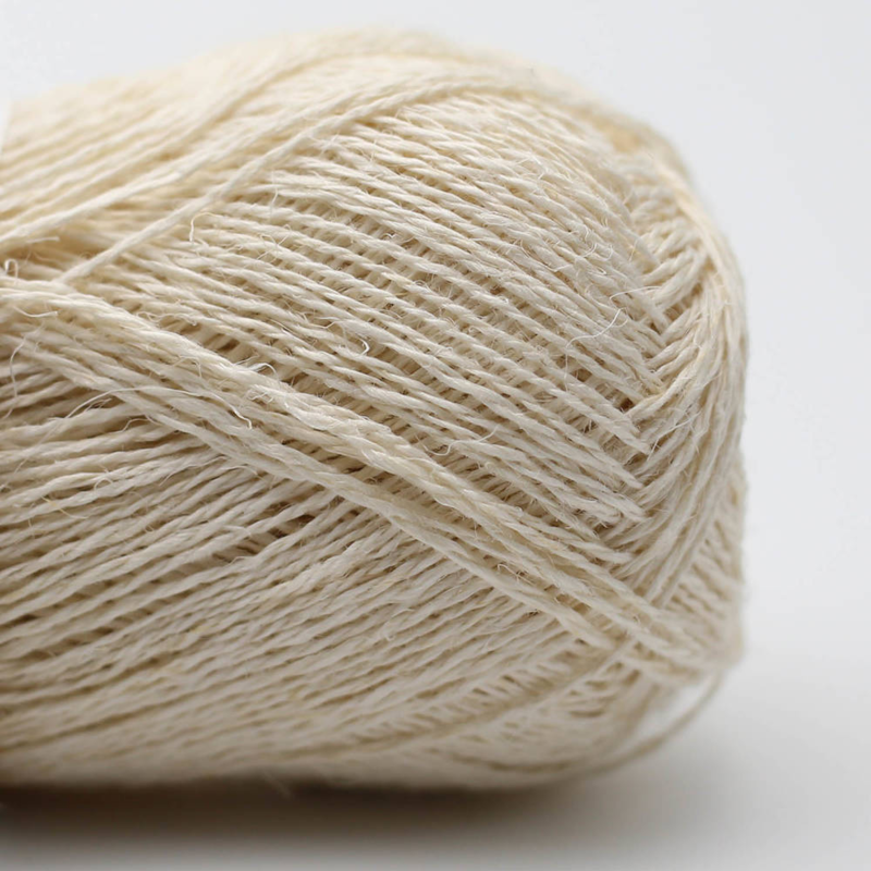 BC Garn Lino 66 Luonnonvalkoinen