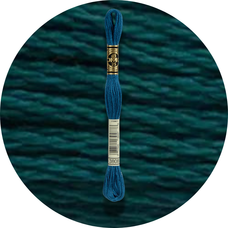 Mouliné Spécial 25 Vihreä 3808