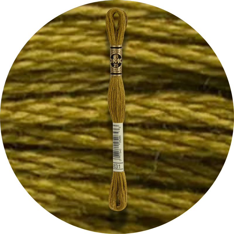 Mouliné Spécial 25 Vihreä 0831