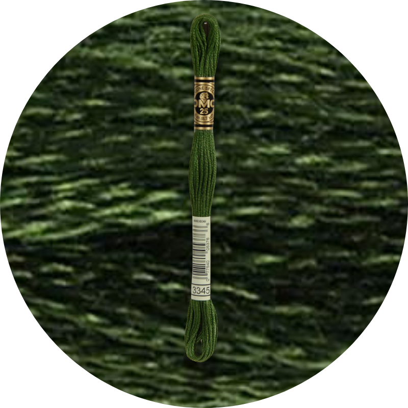 Mouliné Spécial 25 Vihreä 3345