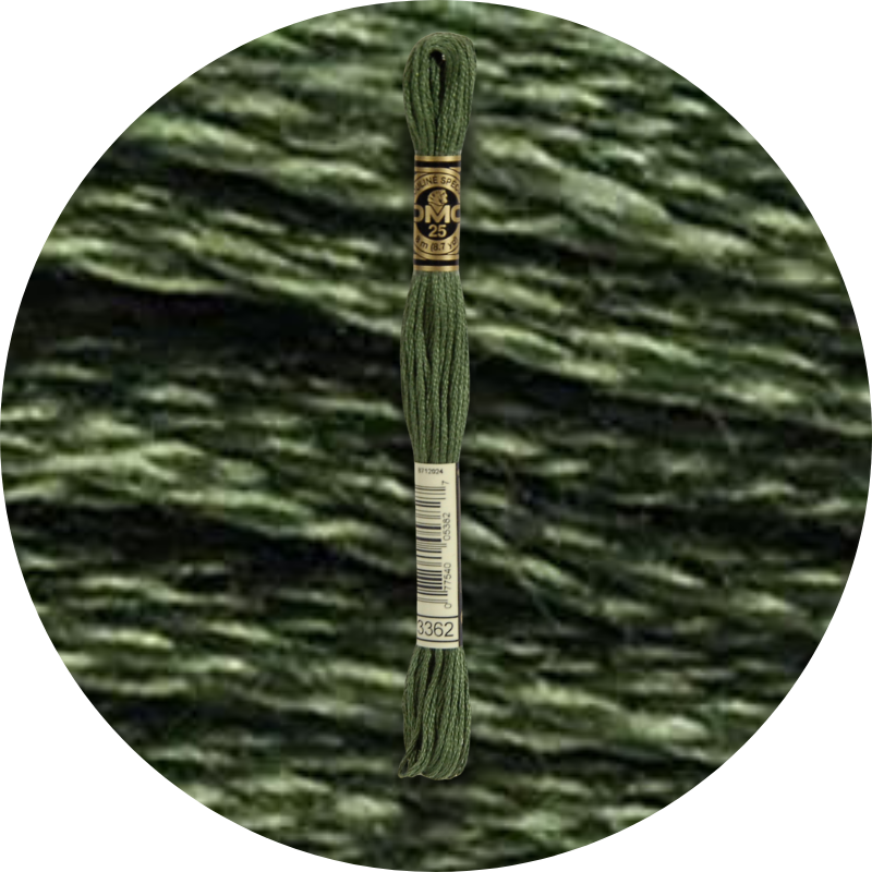 Mouliné Spécial 25 Vihreä 3362