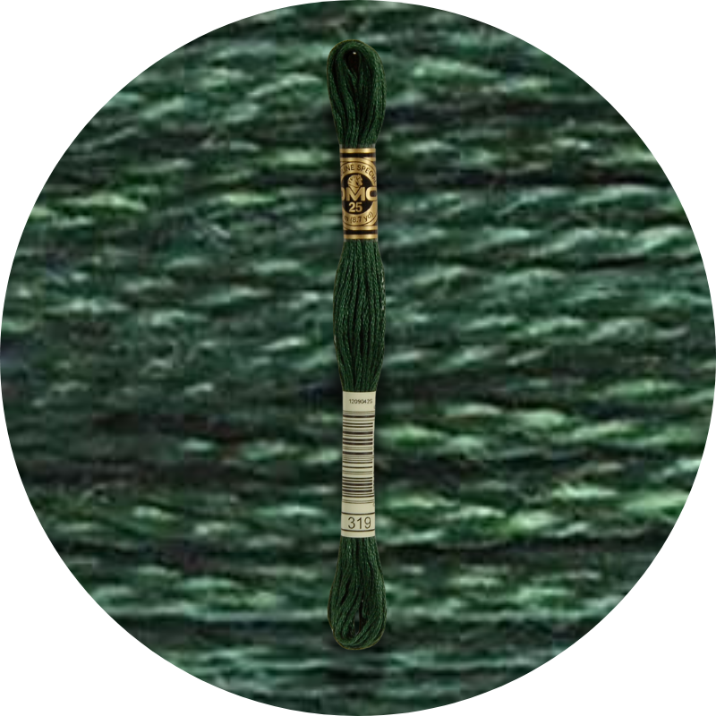 Mouliné Spécial 25 Vihreä 0319