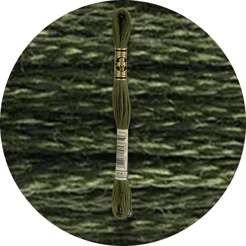 Mouliné Spécial 25 Vihreä 3051