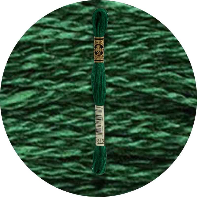Mouliné Spécial 25 Vihreä 3818