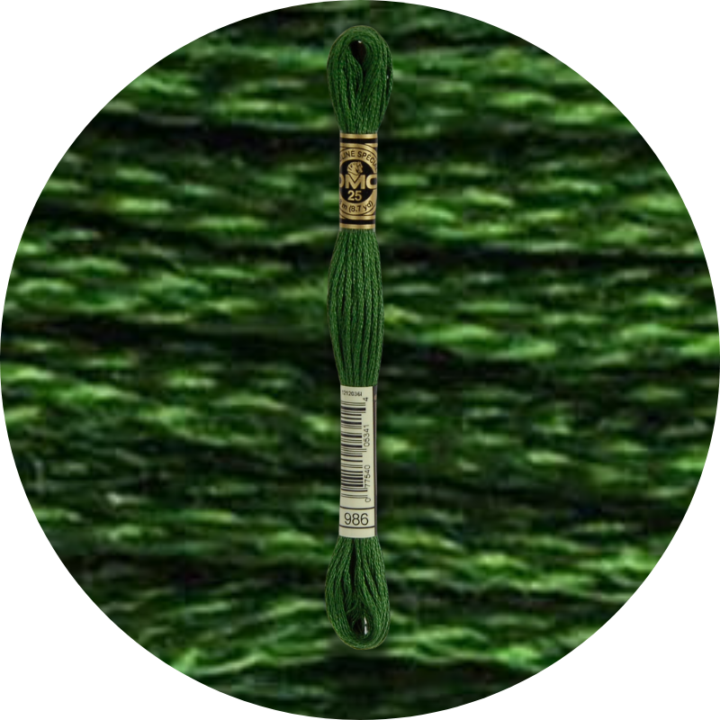 Mouliné Spécial 25 Vihreä 0986