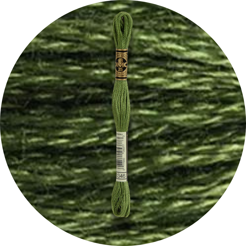 Mouliné Spécial 25 Vihreä 3346