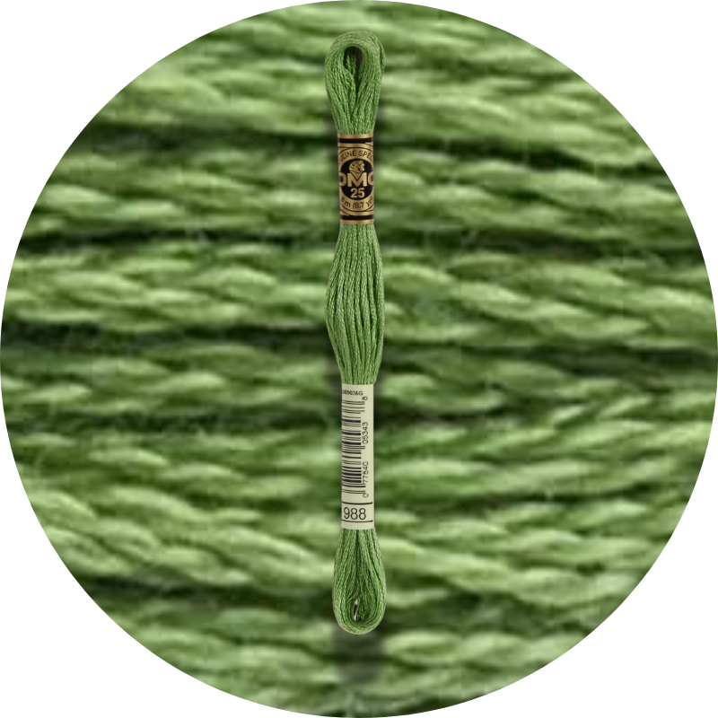 Mouliné Spécial 25 Vihreä 0988
