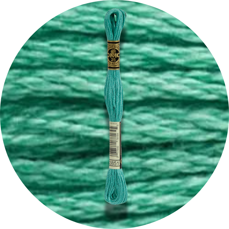Mouliné Spécial 25 Vihreä 3851