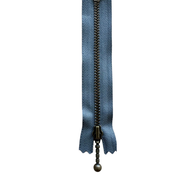 YKK Kiinteä Vetoketju Antiikkimessinki 4 mm 20 cm 578