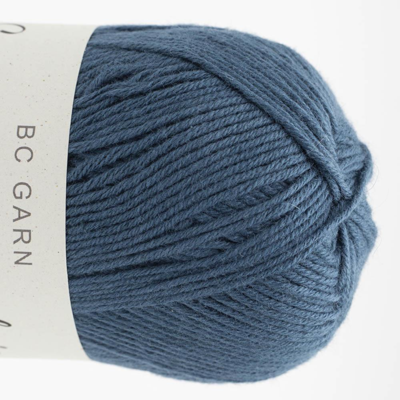 Summer in Kashmir GOTS 25 Pohjanmeren sininen