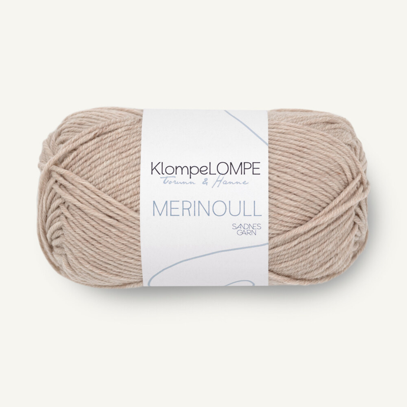 Sandnes KlompeLompe Merinoull 2650 Beige Melange
