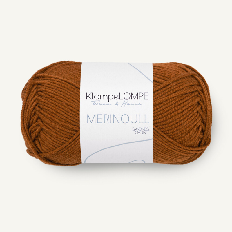 Sandnes KlompeLompe Merinoull 3064 Kanelitanko