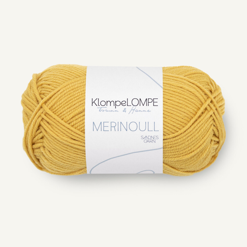 Sandnes KlompeLompe Merinoull 2025 Maissinkeltainen