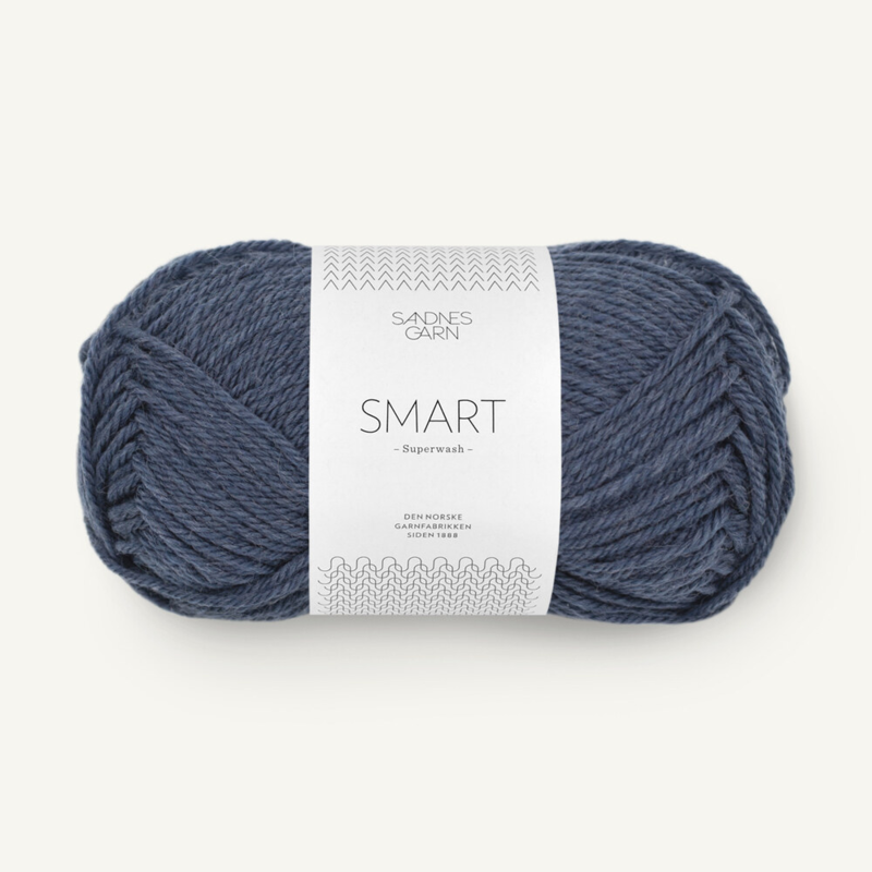 Sandnes Smart 6072 Sinisenharmaa Melange