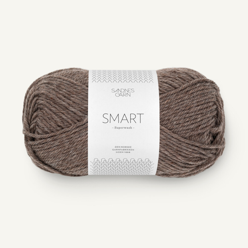 Sandnes Smart 2652 Keskiruskea Melange
