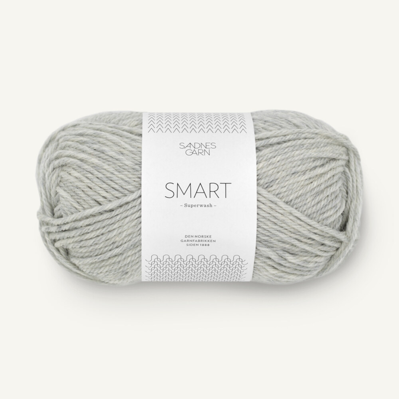 Sandnes Smart 1032 Vaaleanharmaa Melange