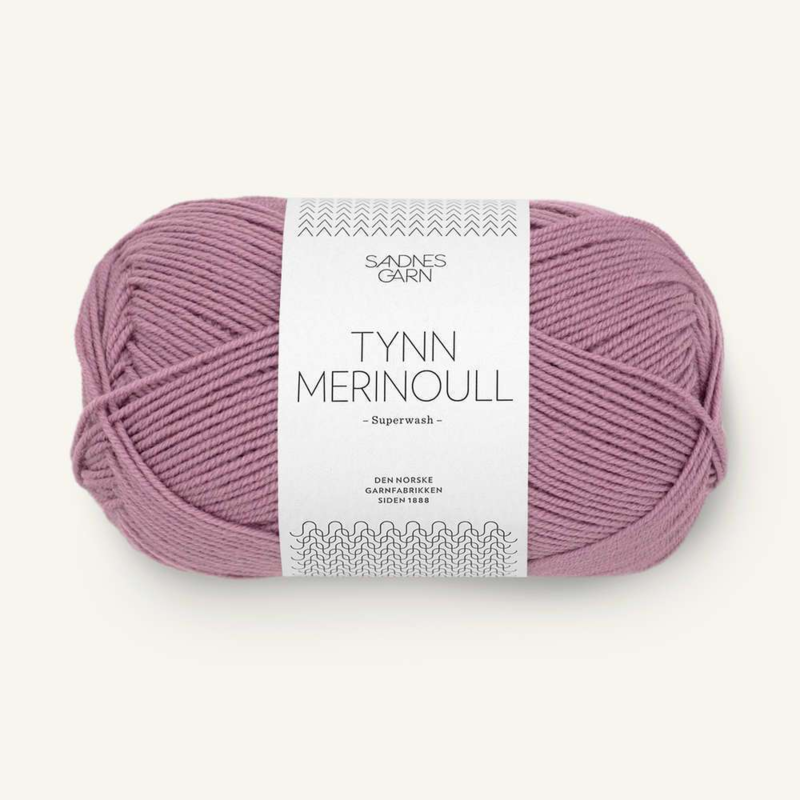 Sandnes Tynn Merinoull 4622 Vaalea Kanerva