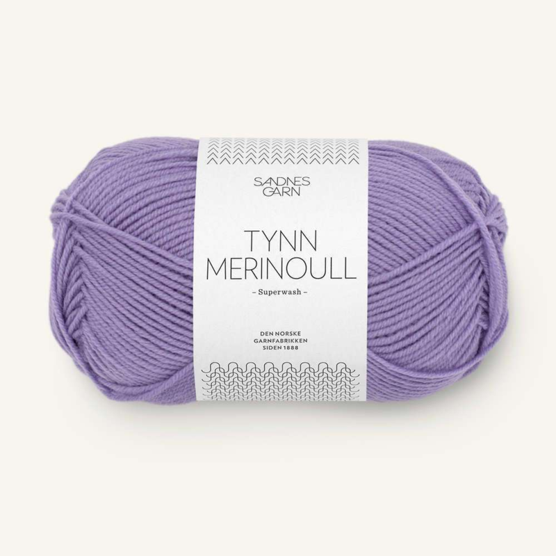 Sandnes Tynn Merinoull 5224 Violetti