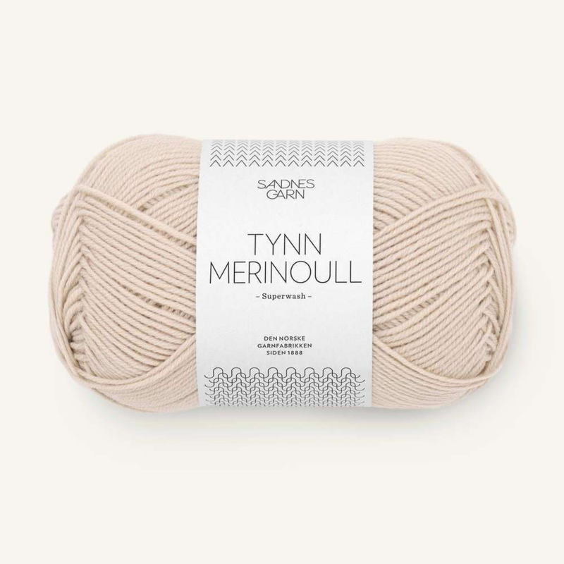 Sandnes Tynn Merinoull 2321 Marsipaani