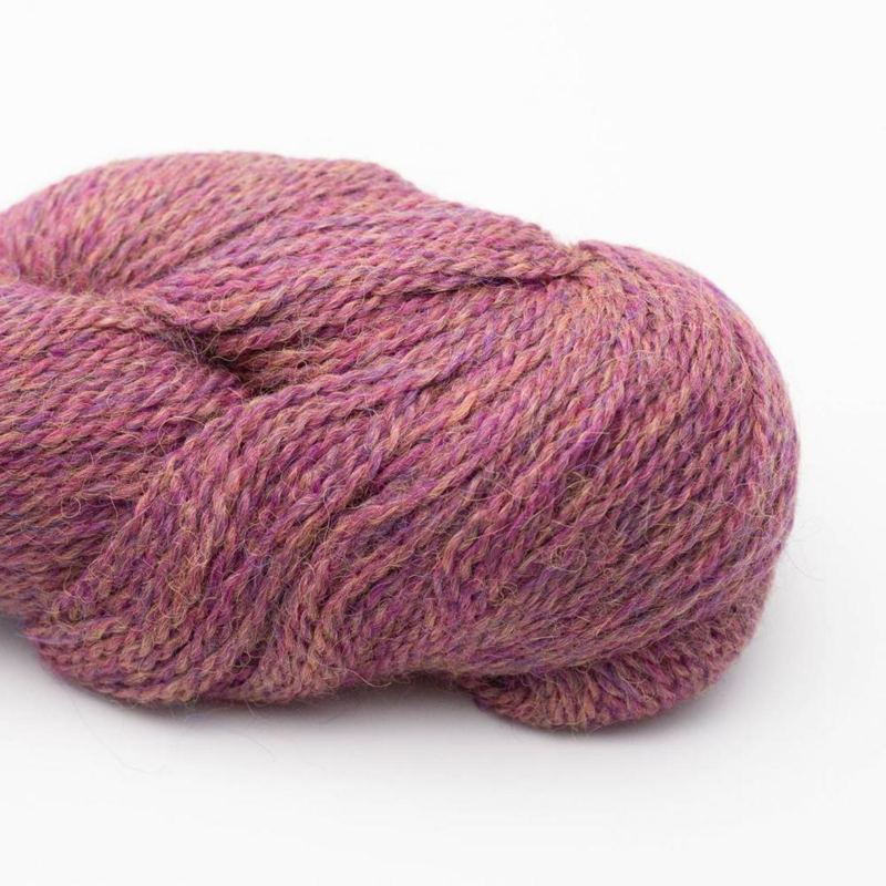 BC Garn Babyalpaca 10/2 RAS 128 Tumma Pinkki Heather RAS