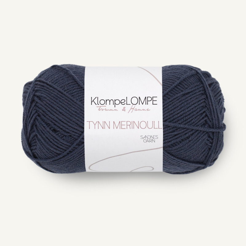 Sandnes KlompeLompe Tynn Merinoull 6081 Merensininen