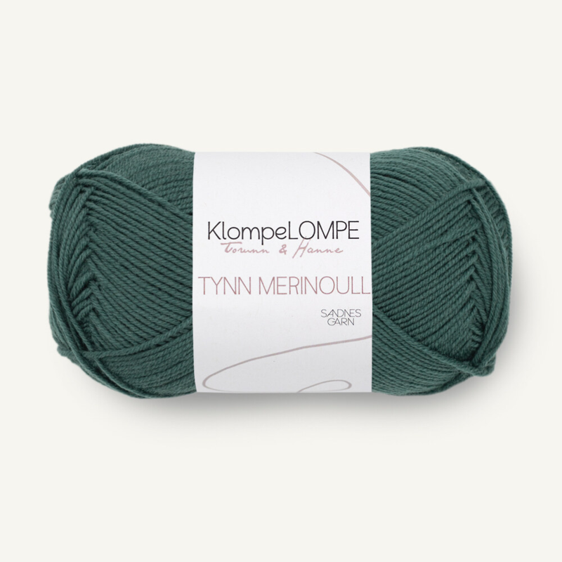 Sandnes KlompeLompe Tynn Merinoull 7271 Meri Smaragdi