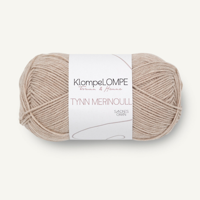 Sandnes KlompeLompe Tynn Merinoull 2650 Beige Melange