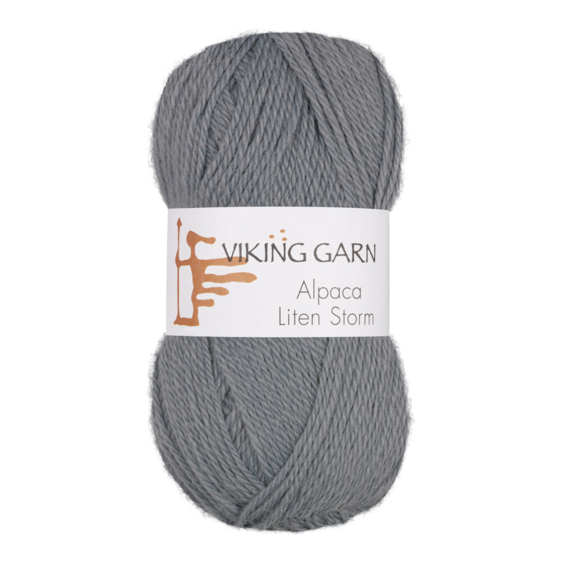 Viking Alpaca Liten Storm 723 Harmaan sininen