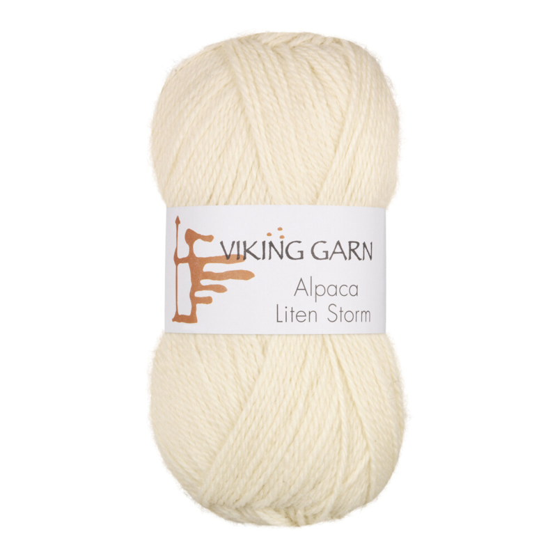 Viking Alpaca Liten Storm 702 Luonnonvalkoinen