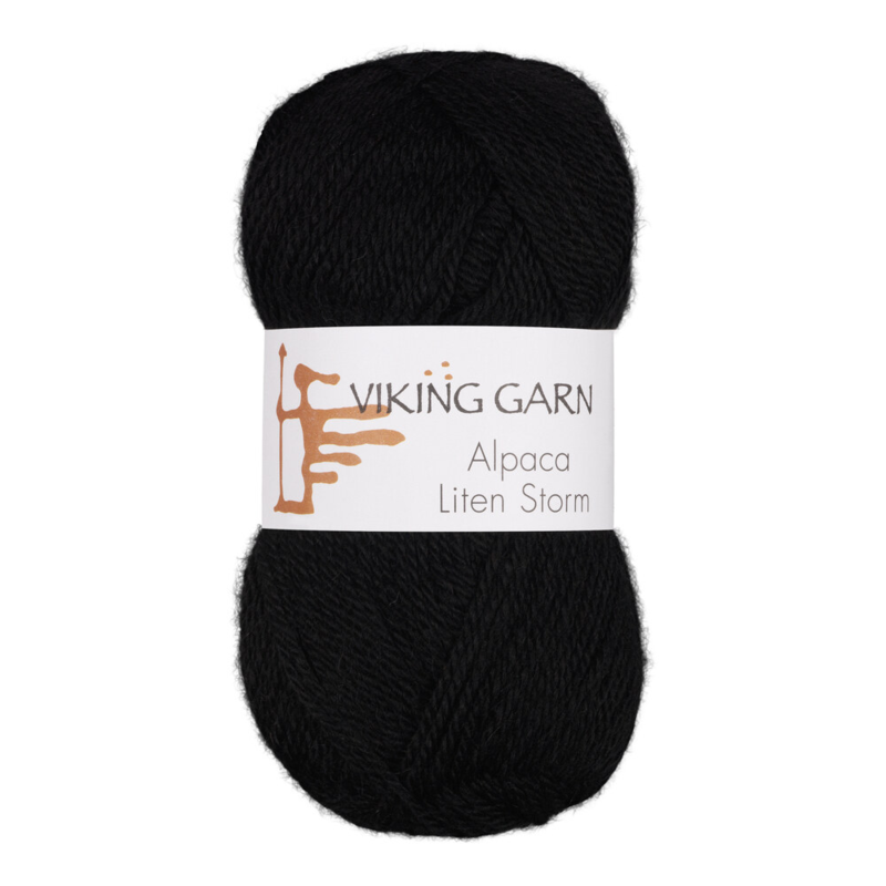 Viking Alpaca Liten Storm 703 Musta