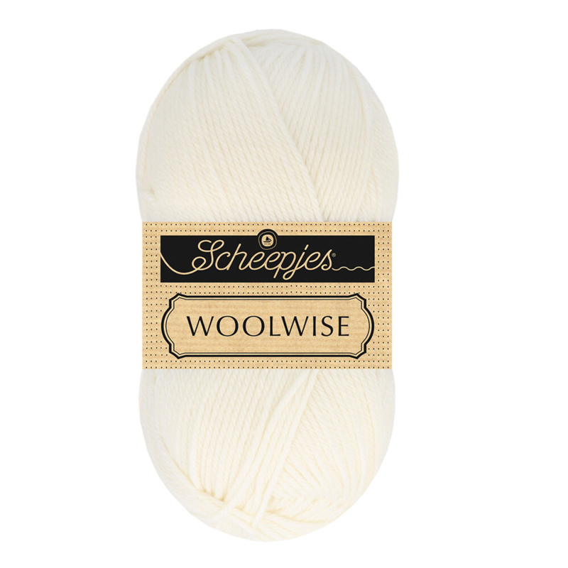 Scheepjes Woolwise 701 Puhdas valkoinen