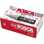 Uni Posca Tusch leveä, 6 kpl.
