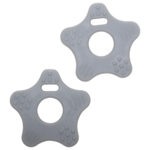 Go Handmade Bidestjerne 2 stk Grå