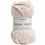 Go Handmade Bohéme Velvet Dobbelt 17629 Sand
