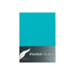 Paper Exclusive Dobbelt Kort A6, 240 g, Tekstureret, 10 stk Turkis