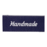 HobbyArts Labels, Navy, 5 stk Handmade