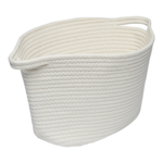 Opbevaringskurv Hvid Stor