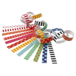 Guirlandestrimler med print