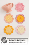 0-1497 Blossom Coasters by DROPS Design