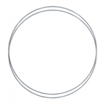 Metalring Grå/blå 2 stk