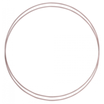 Metalring Gammelrosa 2 stk 30 cm
