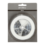 Startsæt med smykkewire, mørk grå metallic