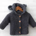 Go Handmade Teddy Hættejakke - Baby (3-6 mdr.)