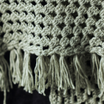 Go Handmade Granny Tencel Bamboo Sjal med Frynser