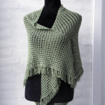 Go Handmade Granny Tencel Bamboo Sjal med Frynser