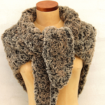 Go Handmade Granny Sjal Fur Lux